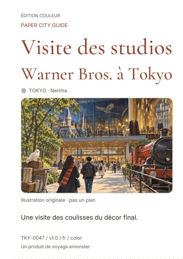 Visite des studios Warner Bros. à Tokyo · Aperçu de la couverture