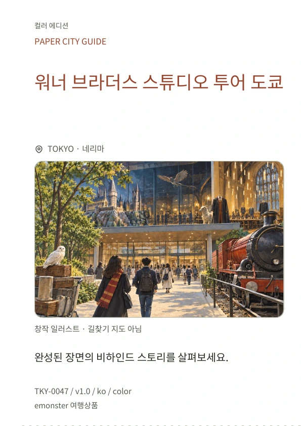 워너 브라더스 스튜디오 투어 도쿄 · 표지 미리보기