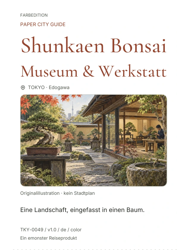 Shunkaen Bonsai Museum & Werkstatt · Cover-Vorschau
