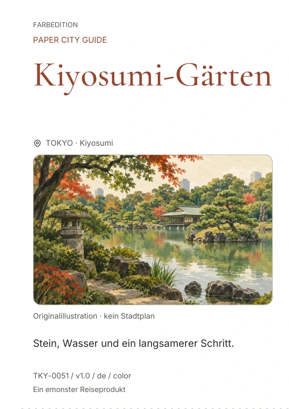 Kiyosumi-Gärten · Cover-Vorschau
