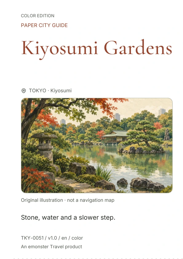 Kiyosumi Gardens · Cover preview