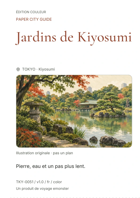 Jardins de Kiyosumi · Aperçu de la couverture