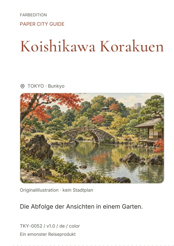 Koishikawa Korakuen · Cover-Vorschau