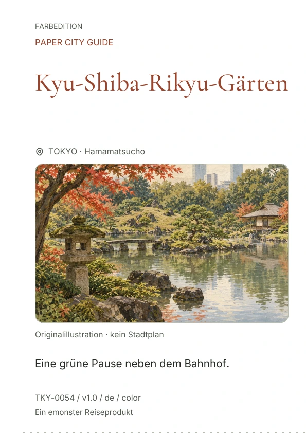 Kyu-Shiba-Rikyu-Gärten · Cover-Vorschau