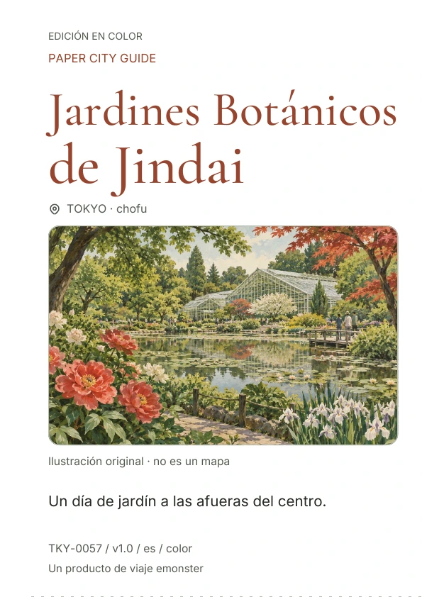 Jardines Botánicos de Jindai · Vista previa de la portada