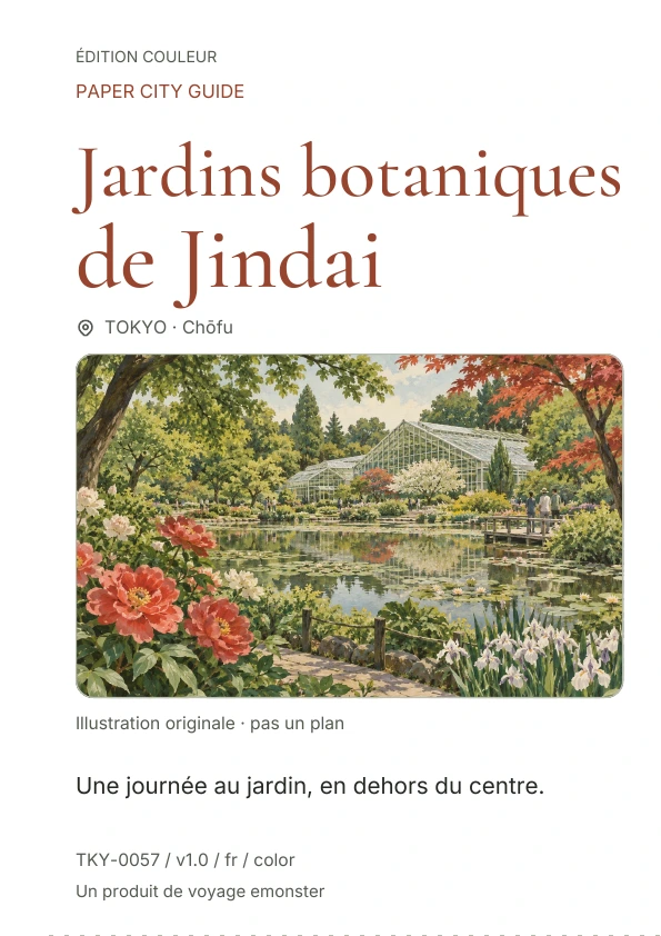Jardins botaniques de Jindai · Aperçu de la couverture