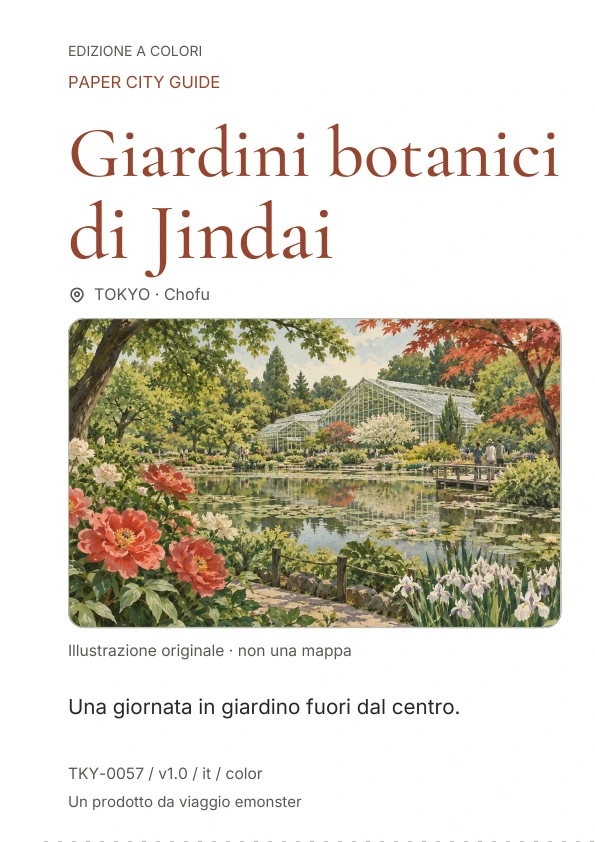 Giardini botanici di Jindai · Anteprima della copertina