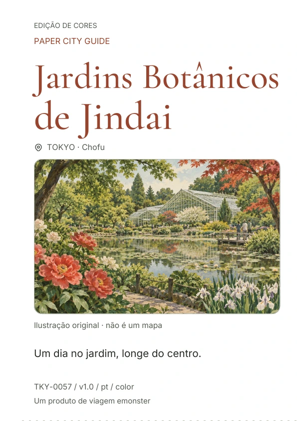 Jardins Botânicos de Jindai · Prévia da capa