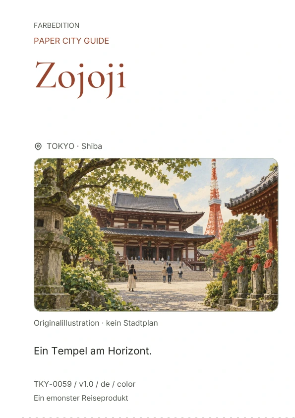 Zojoji · Cover-Vorschau