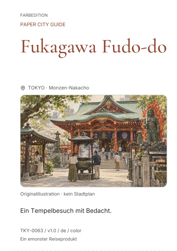 Fukagawa Fudo-do · Cover-Vorschau