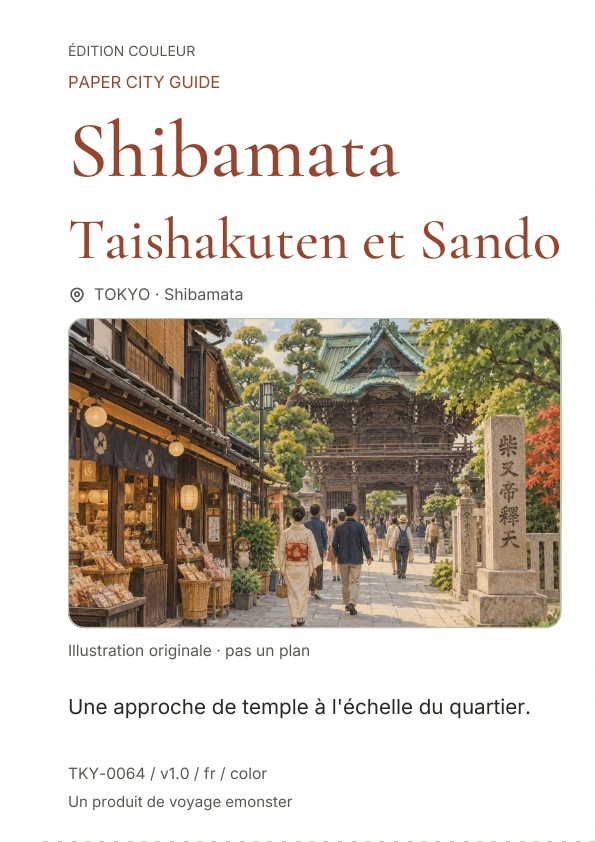 Shibamata Taishakuten et Sando · Aperçu de la couverture