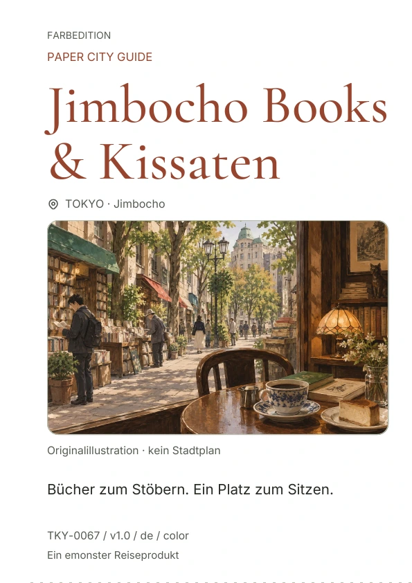 Jimbocho Books & Kissaten · Cover-Vorschau