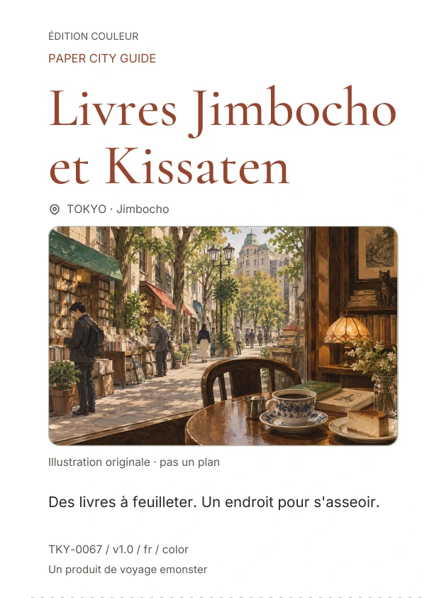 Livres Jimbocho et Kissaten · Aperçu de la couverture