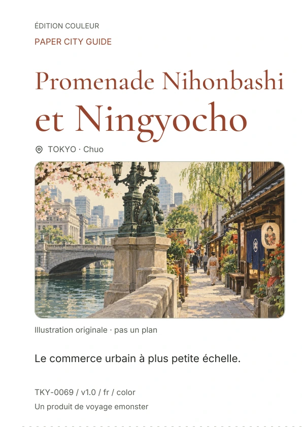 Promenade Nihonbashi et Ningyocho · Aperçu de la couverture