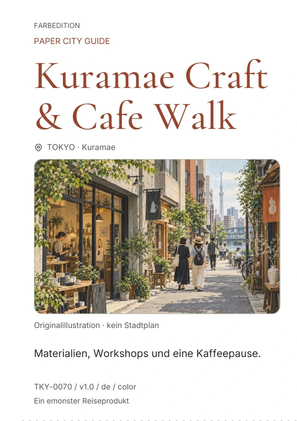 Kuramae Craft & Cafe Walk · Cover-Vorschau