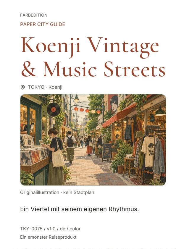 Koenji Vintage & Music Streets · Cover-Vorschau