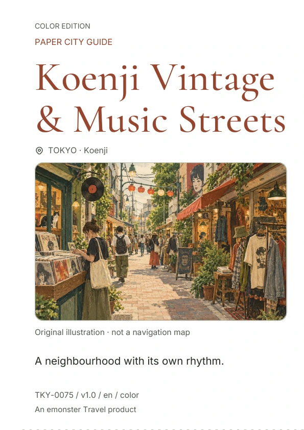 Koenji Vintage & Music Streets · Cover preview