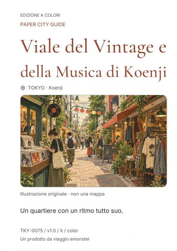 Viale del Vintage e della Musica di Koenji · Anteprima della copertina