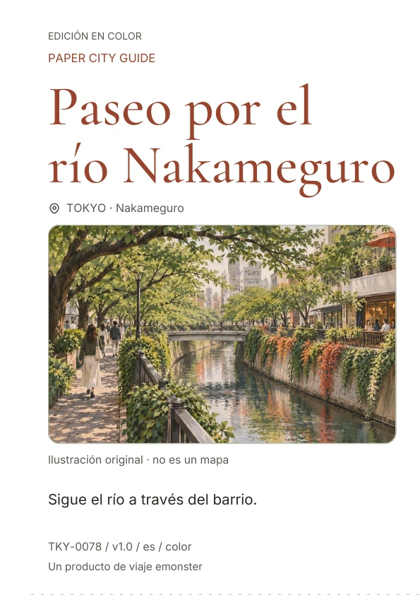 Paseo por el río Nakameguro · Vista previa de la portada