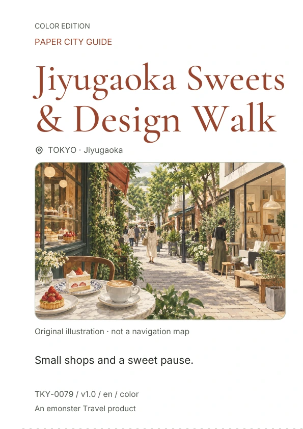 Jiyugaoka Sweets & Design Walk · Cover preview