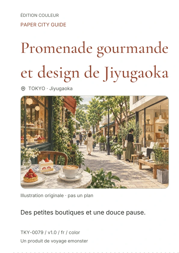 Promenade gourmande et design de Jiyugaoka · Aperçu de la couverture