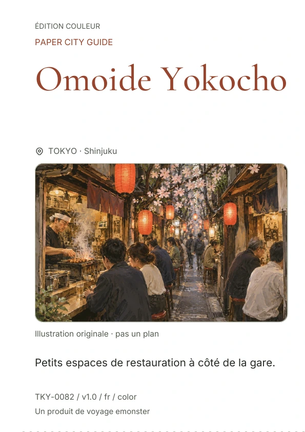 Omoide Yokocho · Aperçu de la couverture