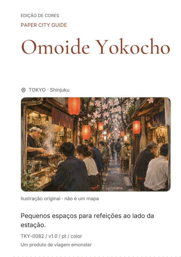 Omoide Yokocho · Prévia da capa