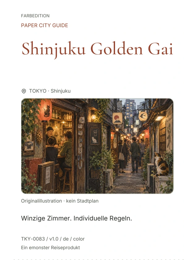 Shinjuku Golden Gai · Cover-Vorschau