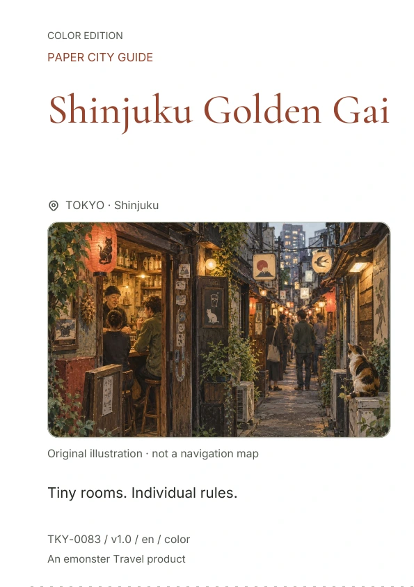 Shinjuku Golden Gai · Cover preview