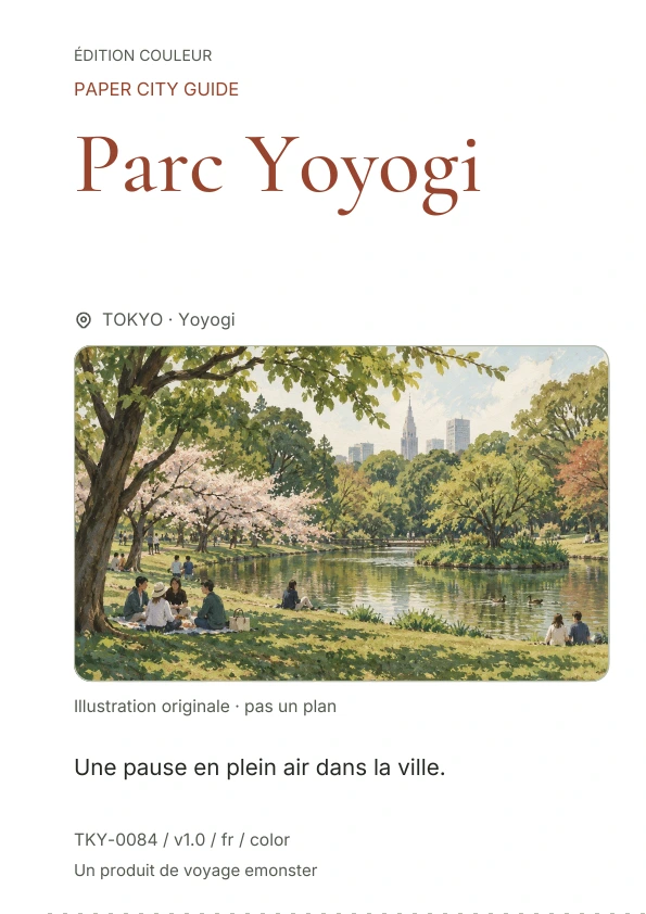 Parc Yoyogi · Aperçu de la couverture