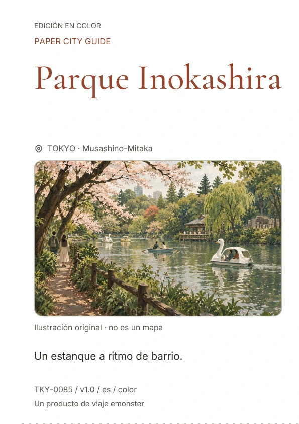 Parque Inokashira · Vista previa de la portada