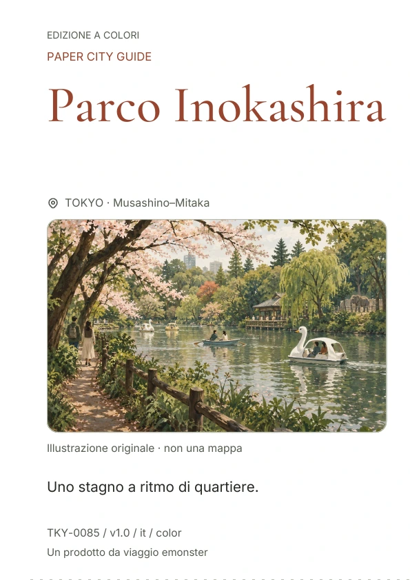 Parco Inokashira · Anteprima della copertina
