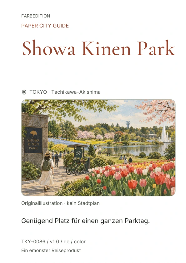 Showa Kinen Park · Cover-Vorschau