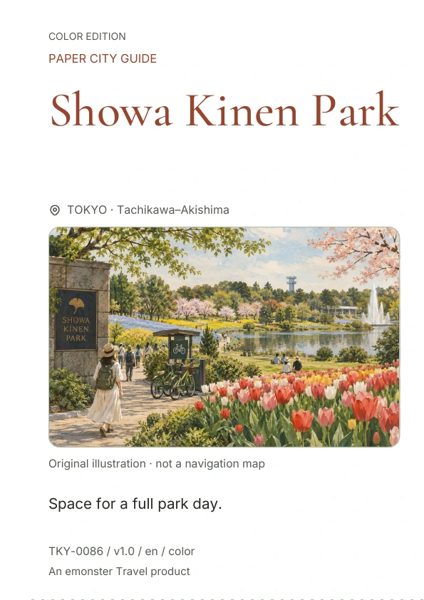 Showa Kinen Park · Cover preview