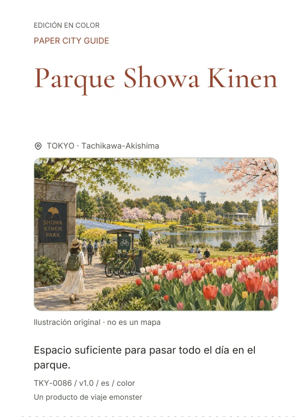 Parque Showa Kinen · Vista previa de la portada