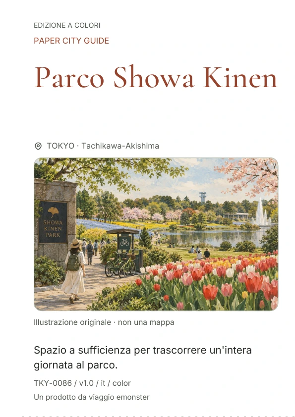 Parco Showa Kinen · Anteprima della copertina