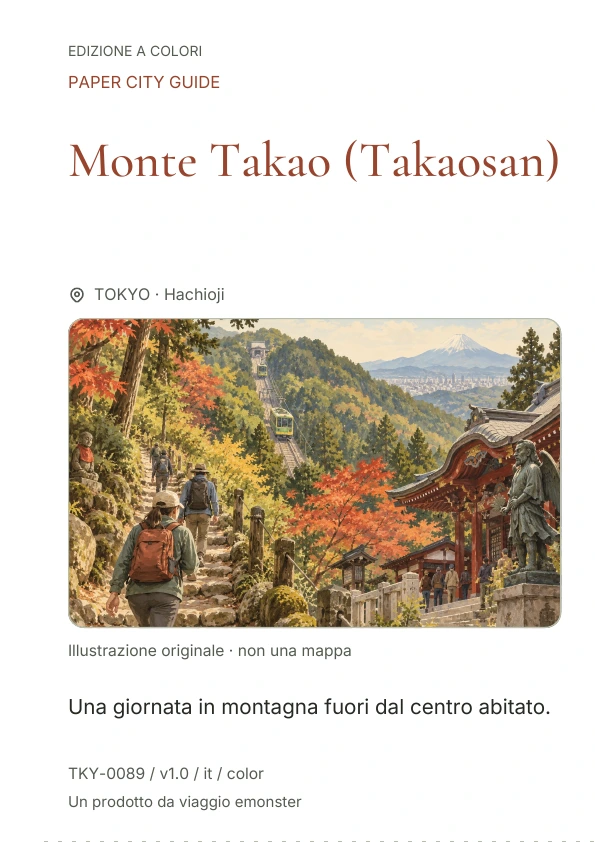 Monte Takao (Takaosan) · Anteprima della copertina