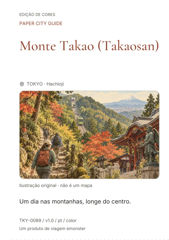 Monte Takao (Takaosan) · Prévia da capa