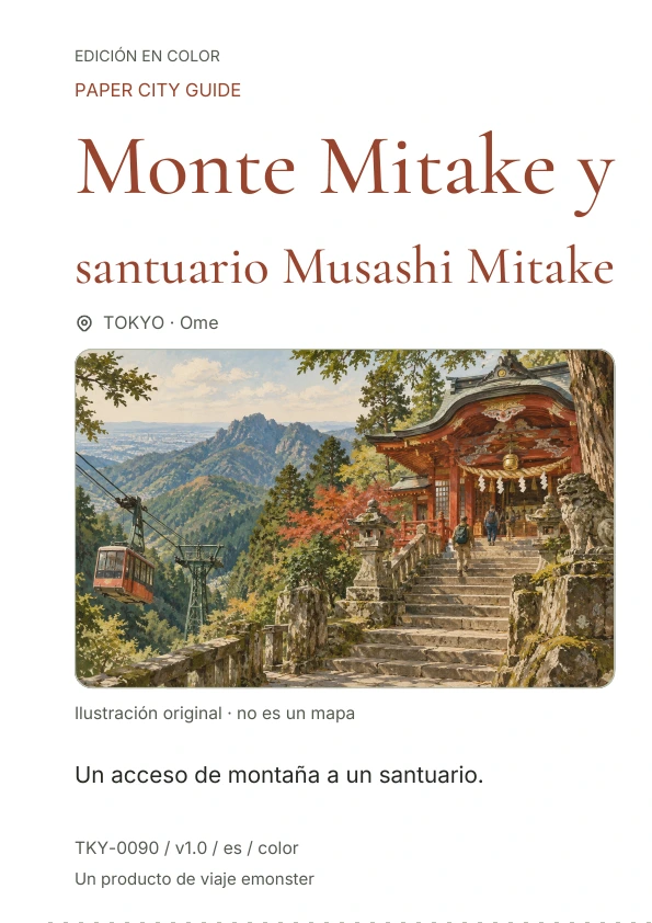 Monte Mitake y santuario Musashi Mitake · Vista previa de la portada