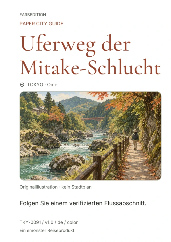 Uferweg der Mitake-Schlucht · Cover-Vorschau