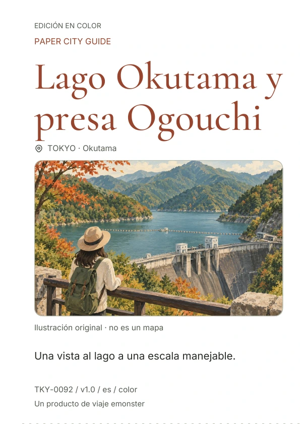 Lago Okutama y presa Ogouchi · Vista previa de la portada