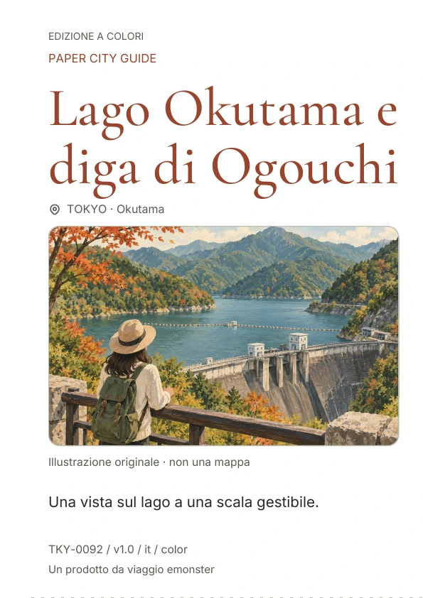 Lago Okutama e diga di Ogouchi · Anteprima della copertina