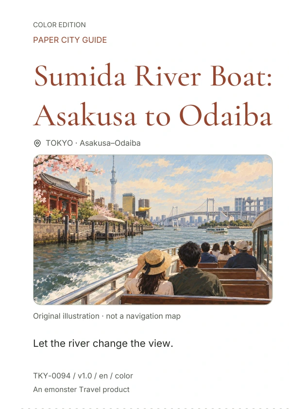 Sumida River Boat: Asakusa to Odaiba · Cover preview