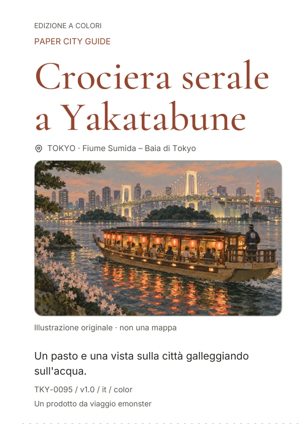Crociera serale a Yakatabune · Anteprima della copertina
