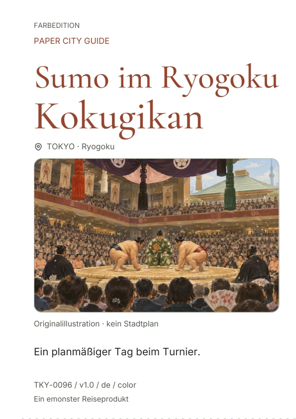 Sumo im Ryogoku Kokugikan · Cover-Vorschau