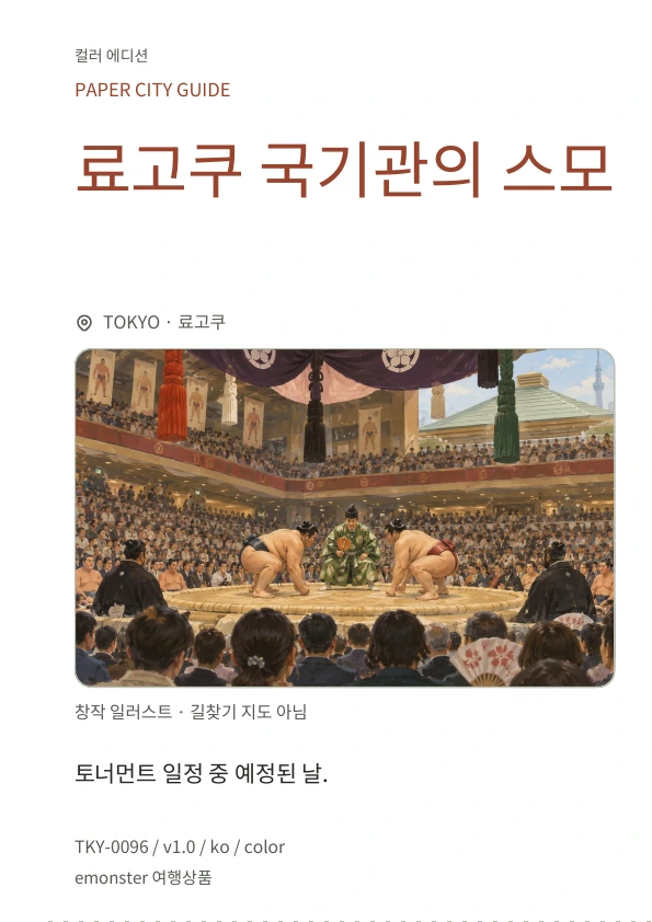 료고쿠 국기관의 스모 · 표지 미리보기