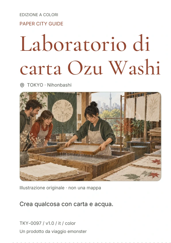 Laboratorio di carta Ozu Washi · Anteprima della copertina