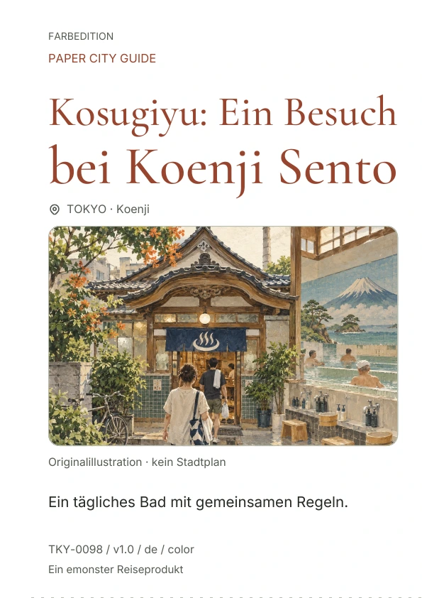 Kosugiyu: Ein Besuch bei Koenji Sento · Cover-Vorschau