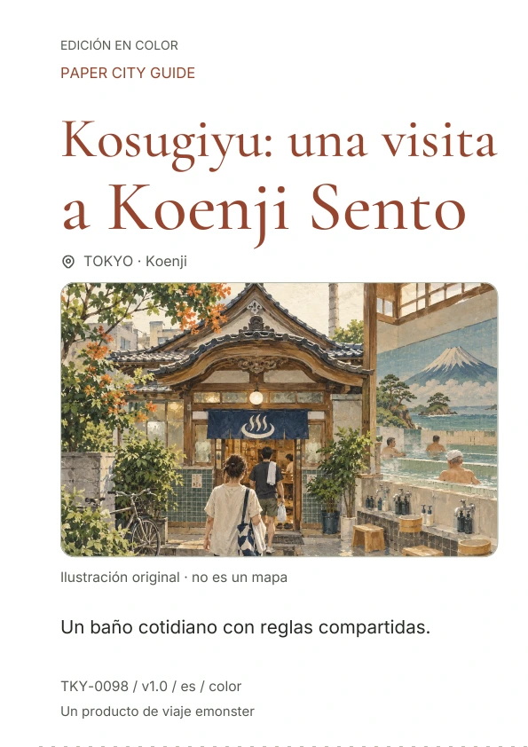 Kosugiyu: una visita a Koenji Sento · Vista previa de la portada