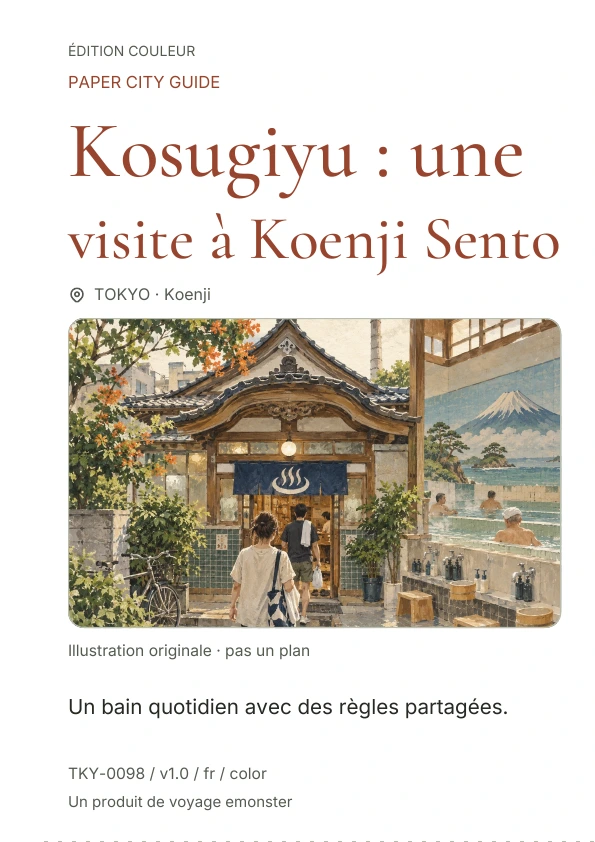 Kosugiyu : une visite à Koenji Sento · Aperçu de la couverture